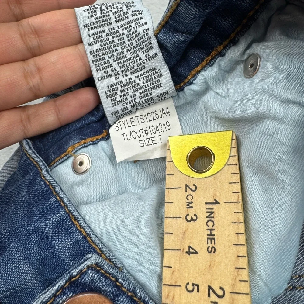 See thru short short denim sz 7 - Picture 7 of 8